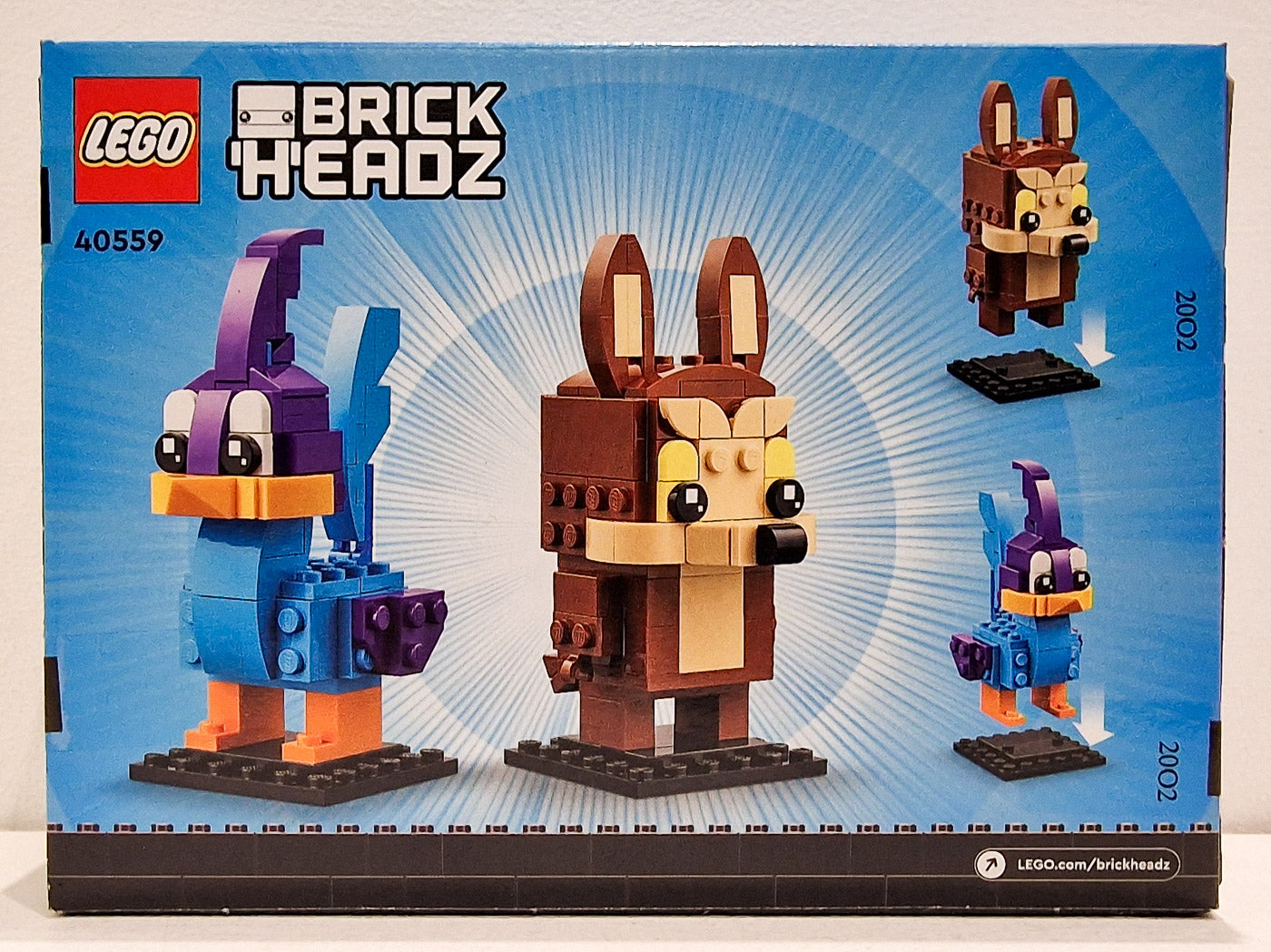 LEGO 40559 Brickheadz Road Runner & Wile E. Coyote