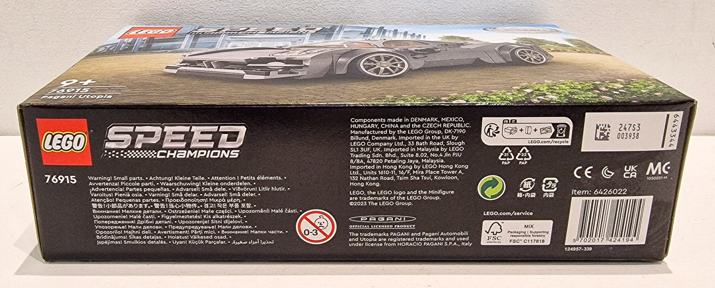 LEGO 76915 Speed Champions Pagani Utopia