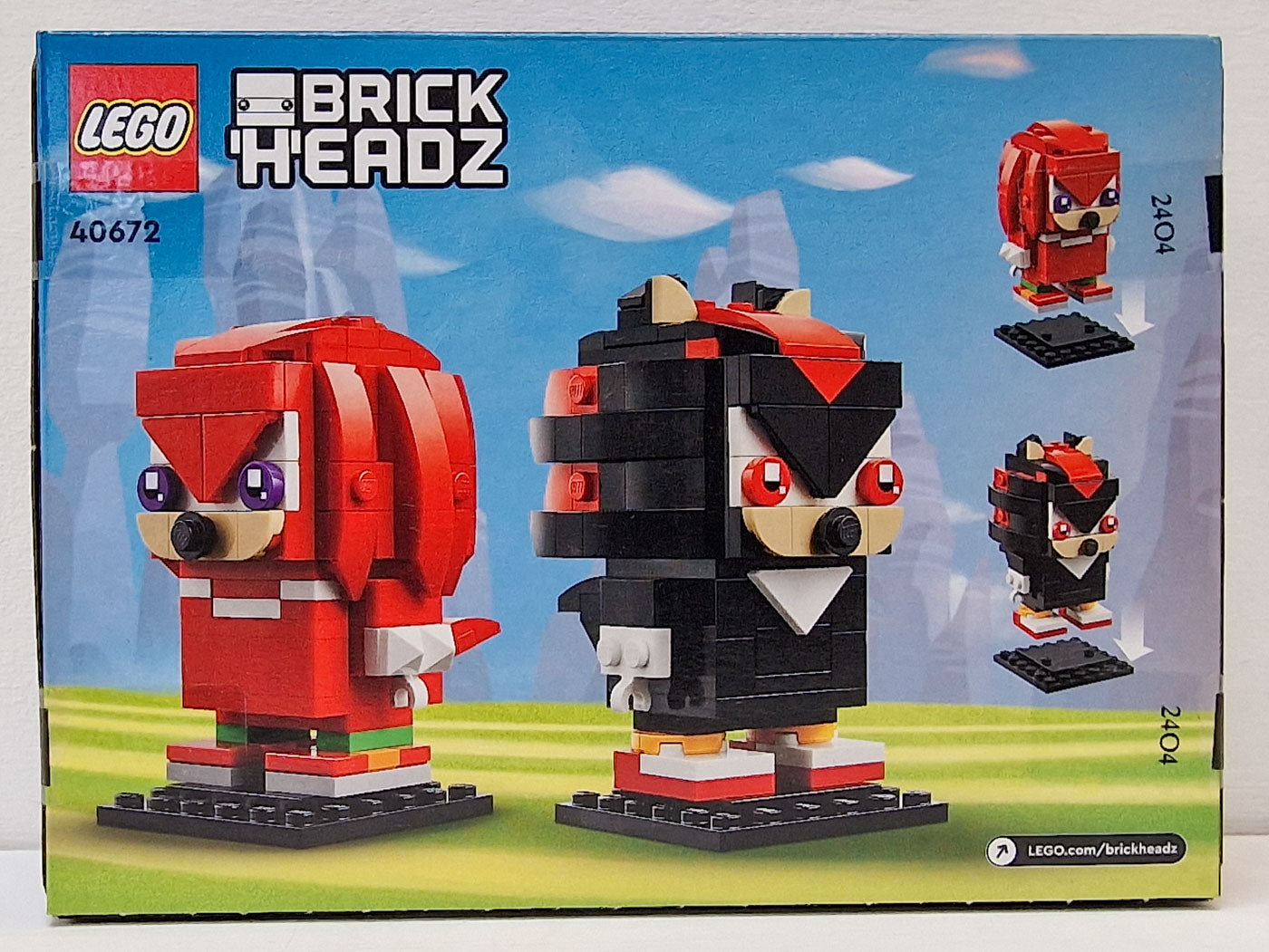 LEGO 40672 Brickheadz Sonic the Hedgehog: Knuckles and Shadow