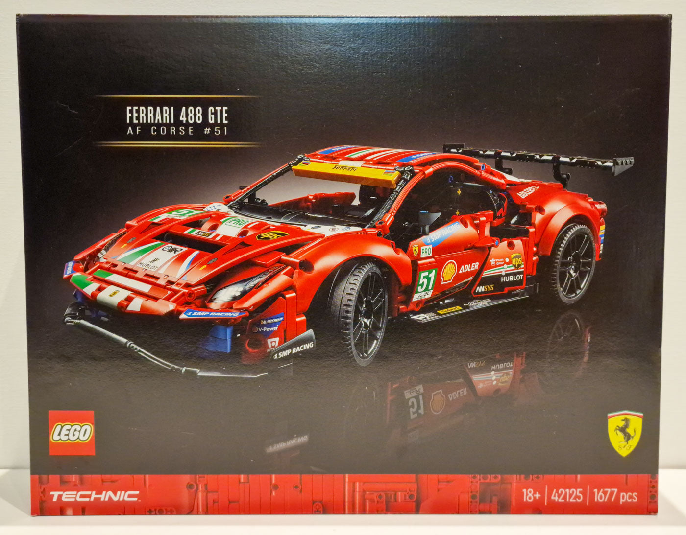 LEGO 42125 Technic Ferrari 488 GTE AF Corse #51