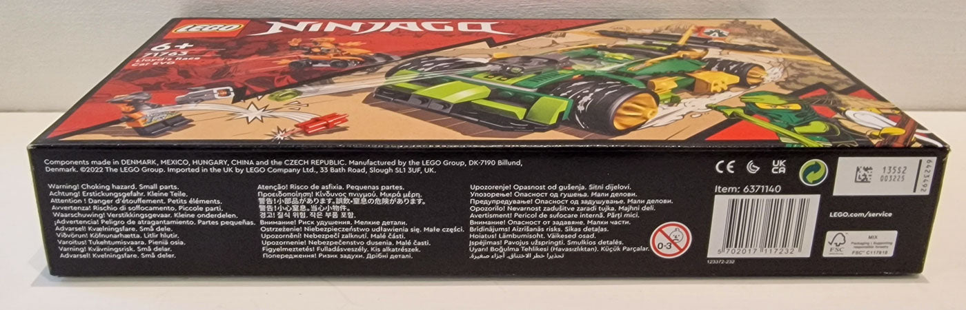 LEGO 71763 Ninjago Lloyd's Race Car EVO
