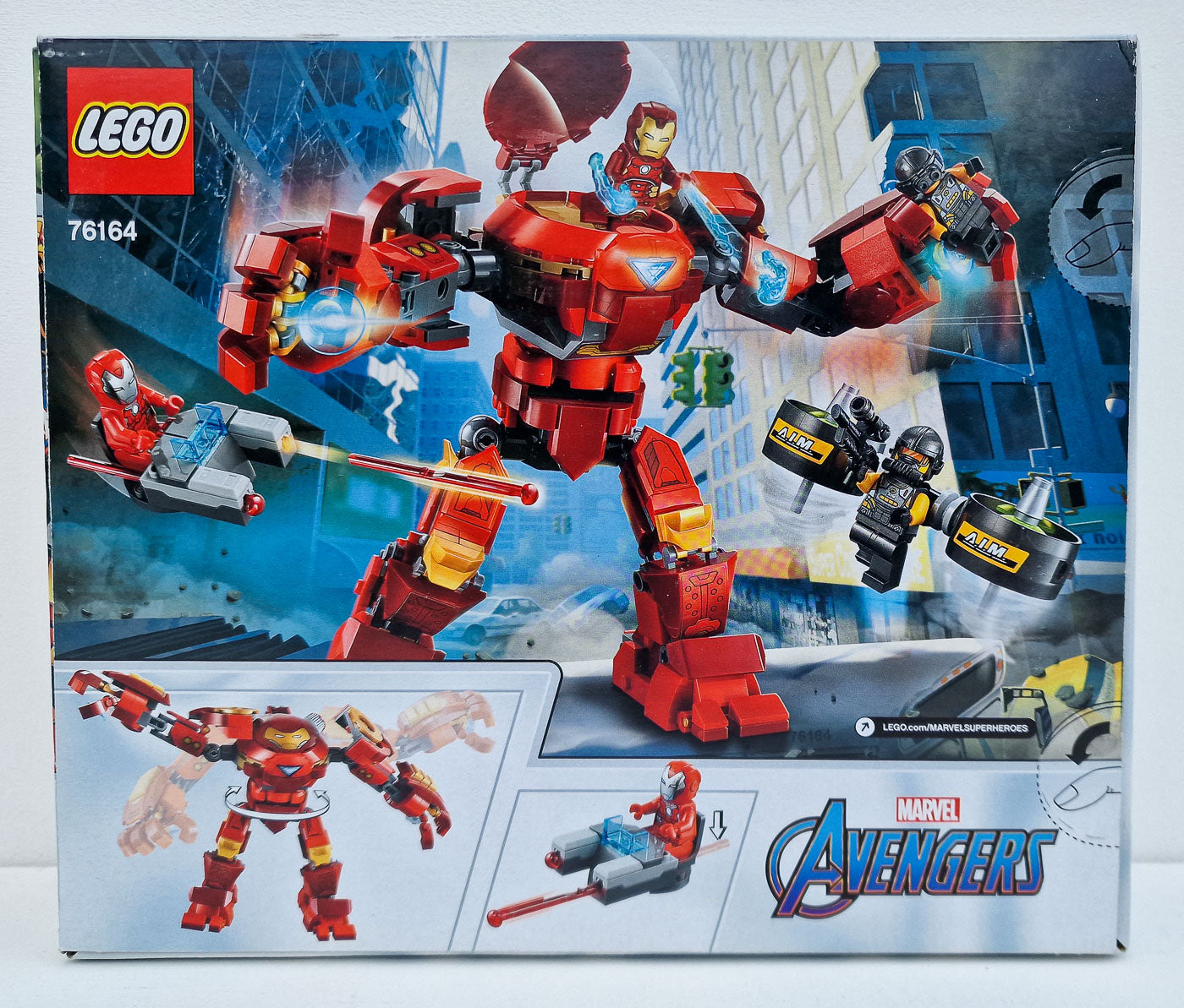 LEGO 76164 Super Heroes Marvel Iron Man Hulkbuster versus A.I.M. Agent