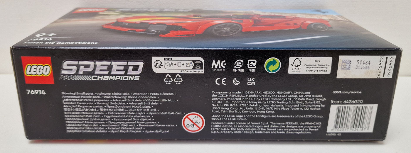 LEGO 76914 Speed Champions Ferrari 812 Competizione