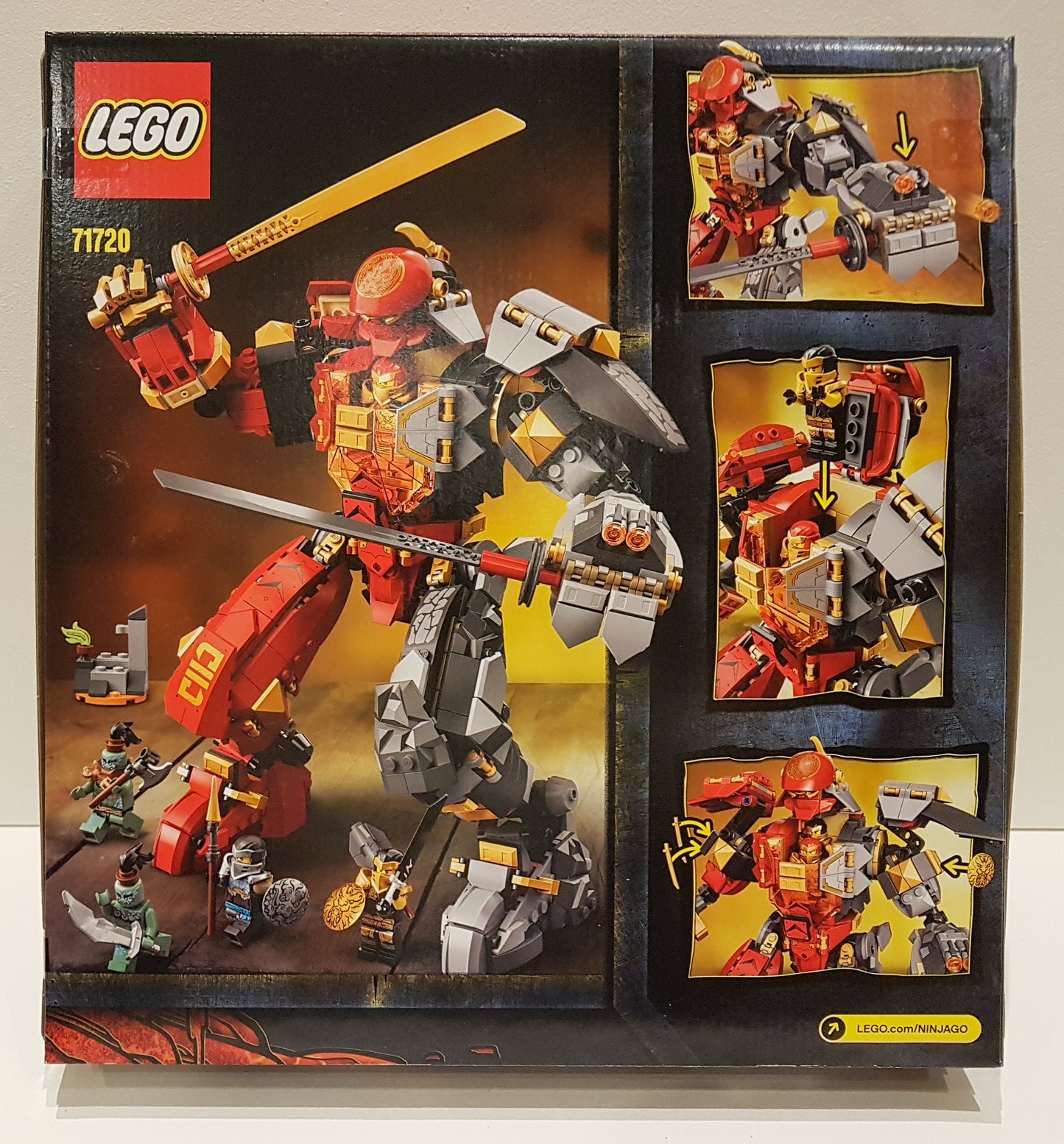 LEGO 71720 Ninjago Fire Stone Mech