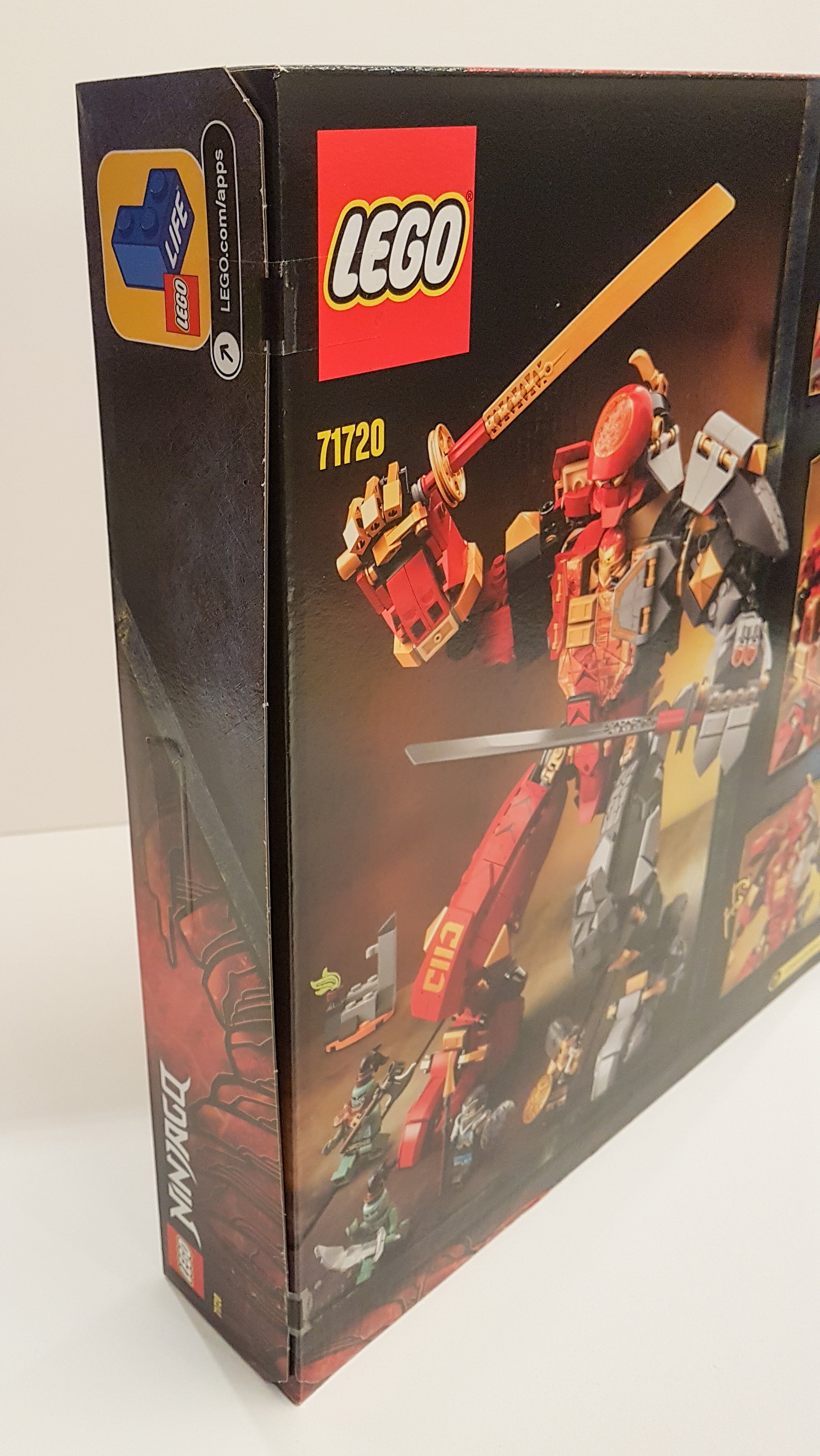 Lego ninjago deals fire stone mech